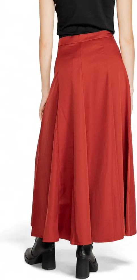 Vero Moda Qizil Polyester Uzun Kiyim