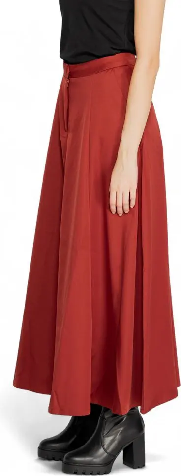 Vero Moda Qizil Polyester Uzun Kiyim