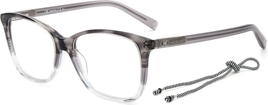 Gray Acetate Glasses Frames M Missoni