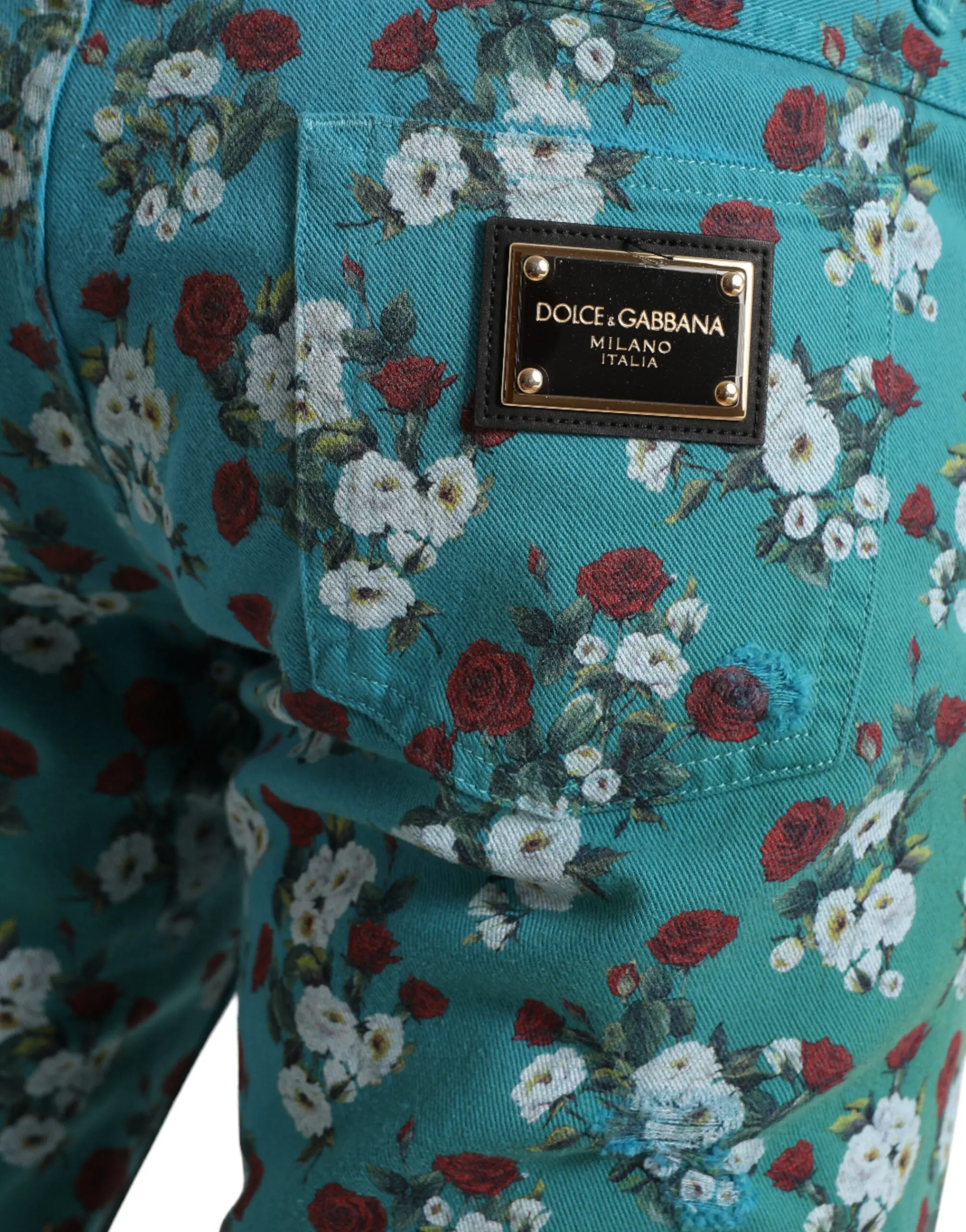 Джинсы скинни из хлопка Dolce & Gabbana
