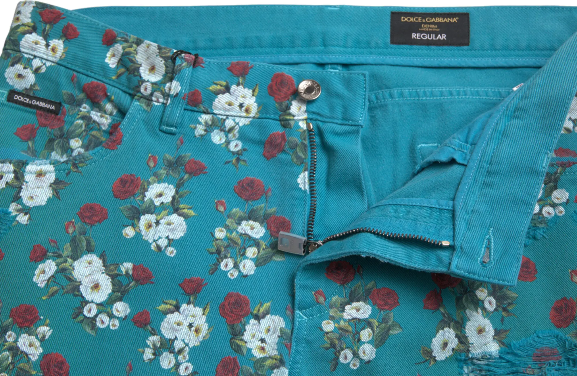 Джинсы скинни из хлопка Dolce & Gabbana