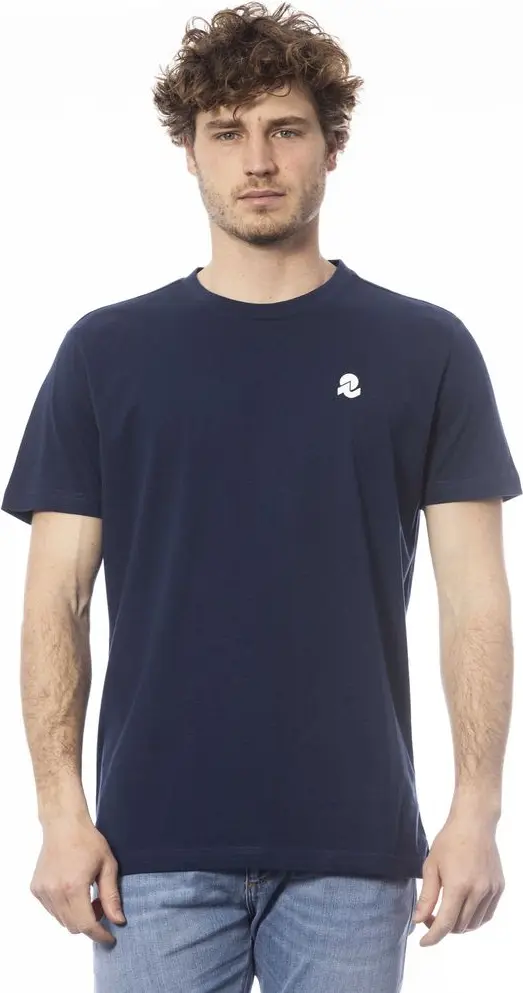 Blue Cotton T-Shirt Invicta