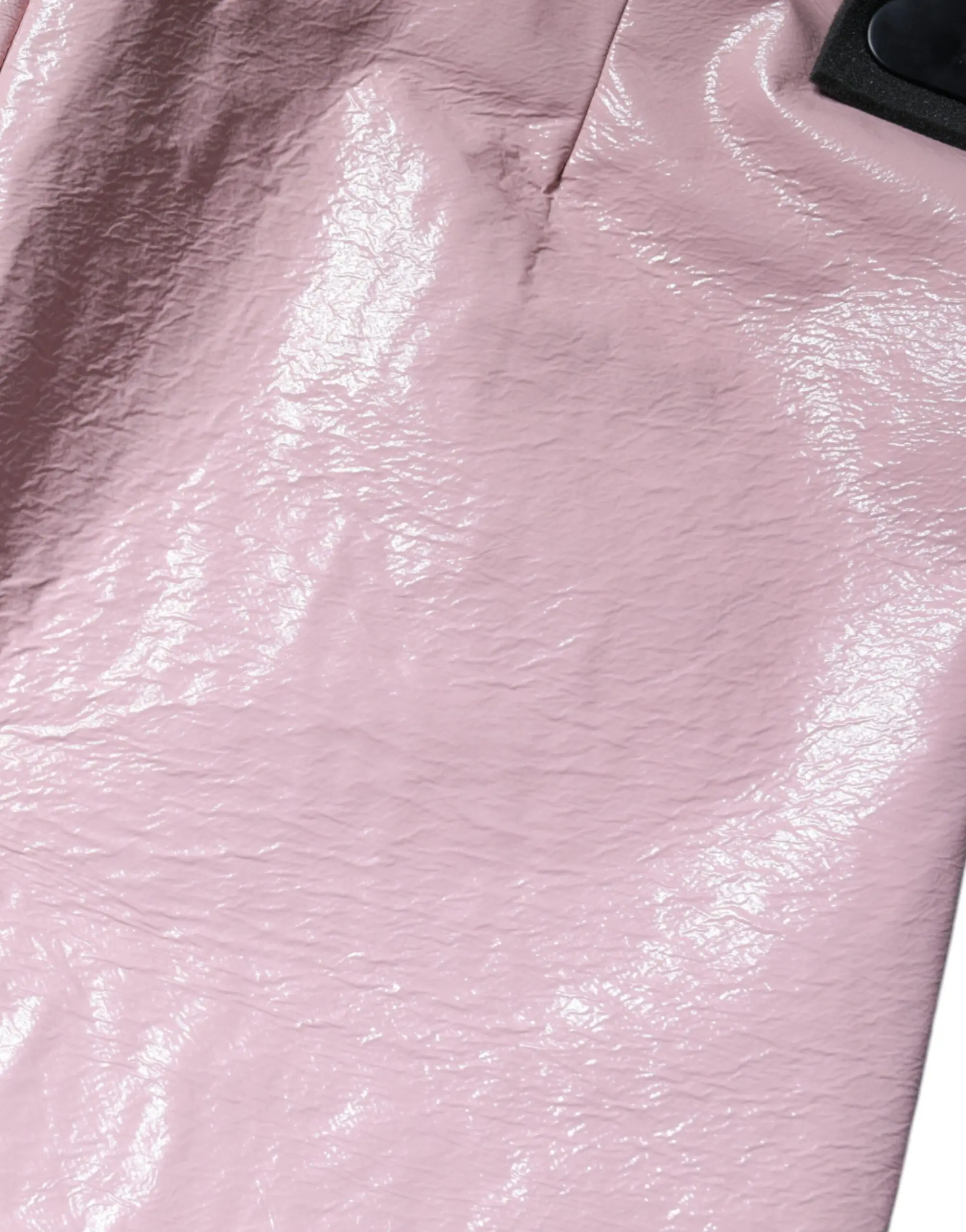 Мини-юбка Dolce & Gabbana Glossy Pink Cotton High Waist