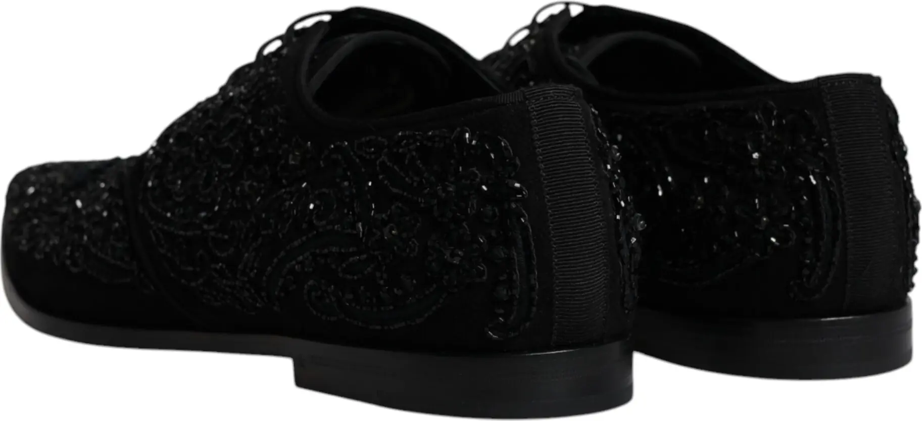 Черные туфли Dolce & Gabbana с отделкой