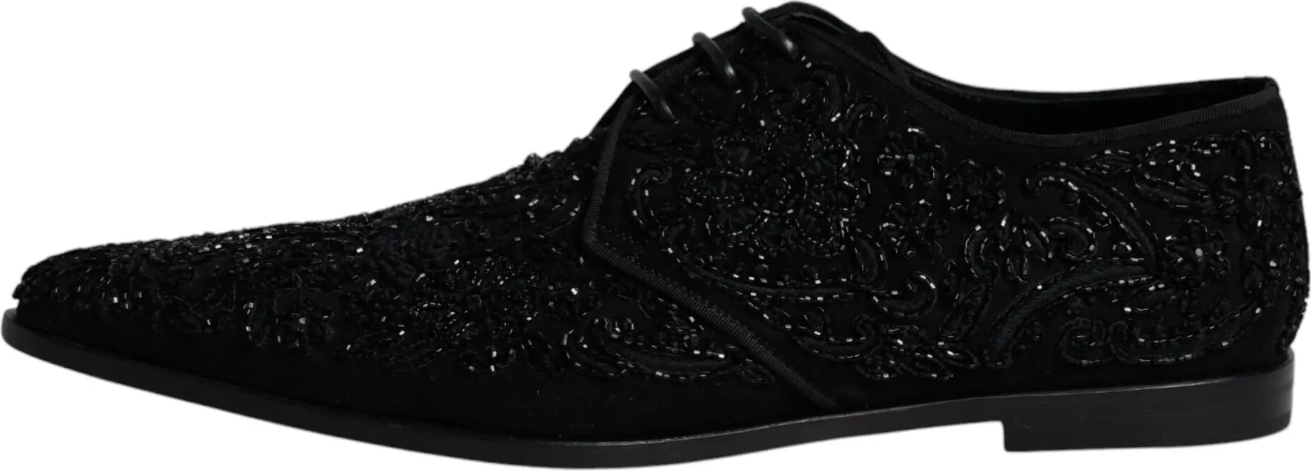 Черные туфли Dolce & Gabbana с отделкой