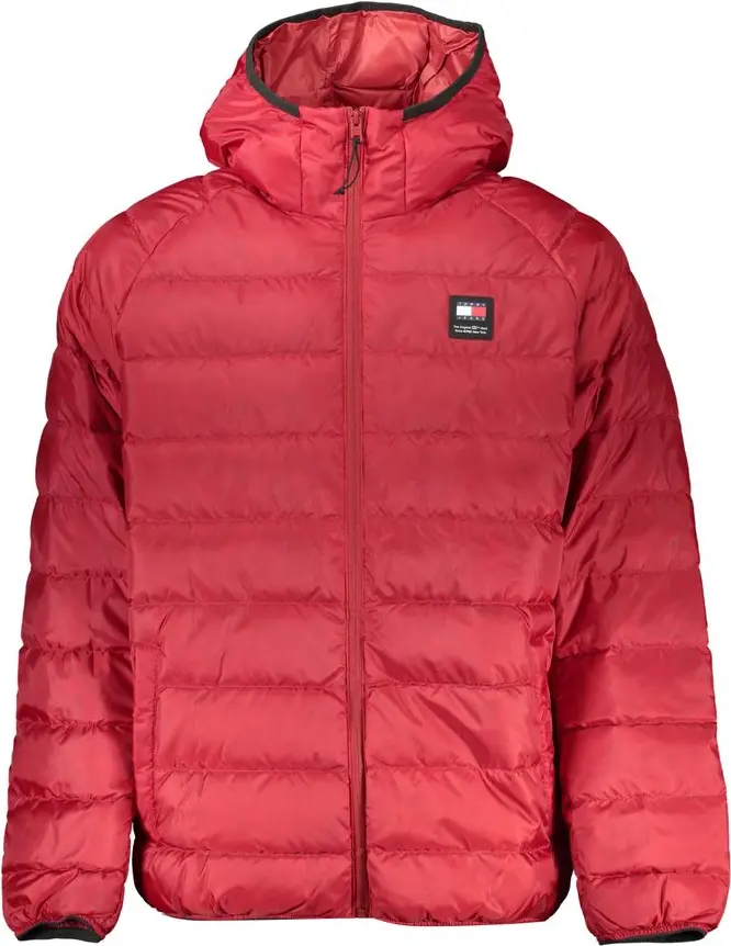 Red Polyester Jacket Tommy Hilfiger