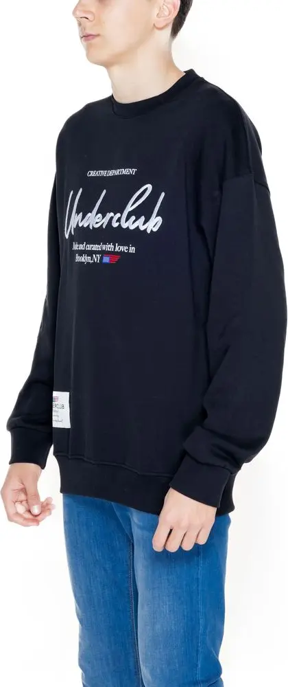 Black Cotton Sweatshirt - Underclub