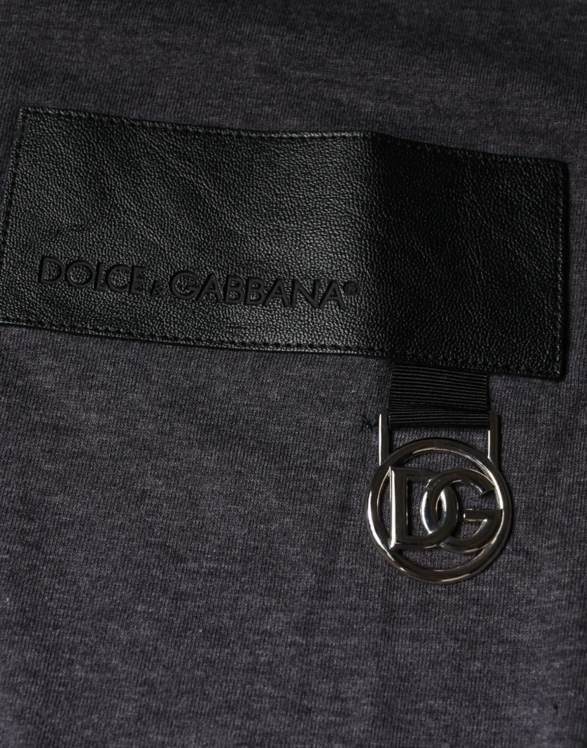 Футболка с круглым вырезом из хлопка Dolce & Gabbana