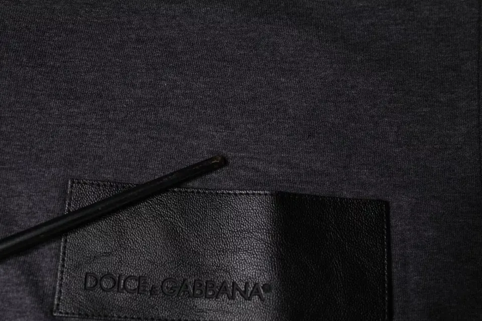 Футболка с круглым вырезом из хлопка Dolce & Gabbana