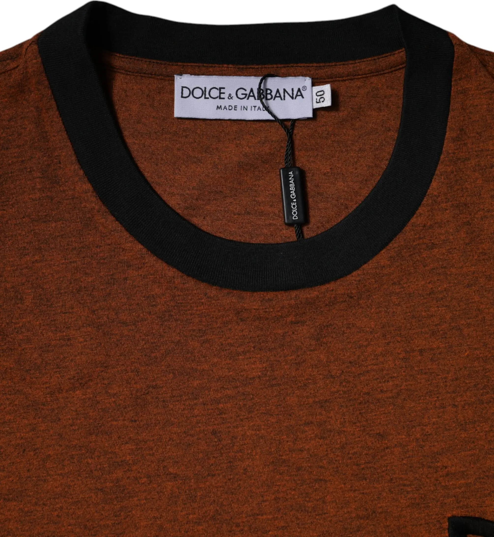 Jigarrang Dolce & Gabbana futbolkasi