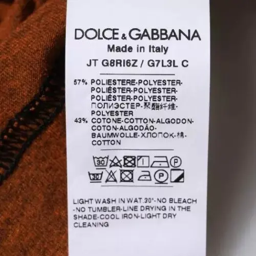 Jigarrang Dolce & Gabbana futbolkasi