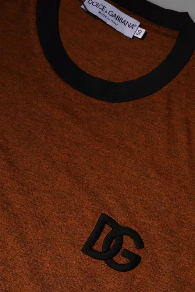 Jigarrang Dolce & Gabbana futbolkasi