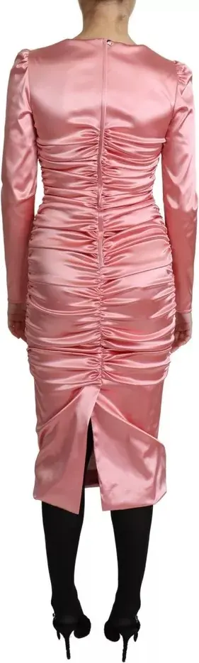 Uzun Yengli Bodycon Sheath Midi Kiyim Dolce & Gabbana