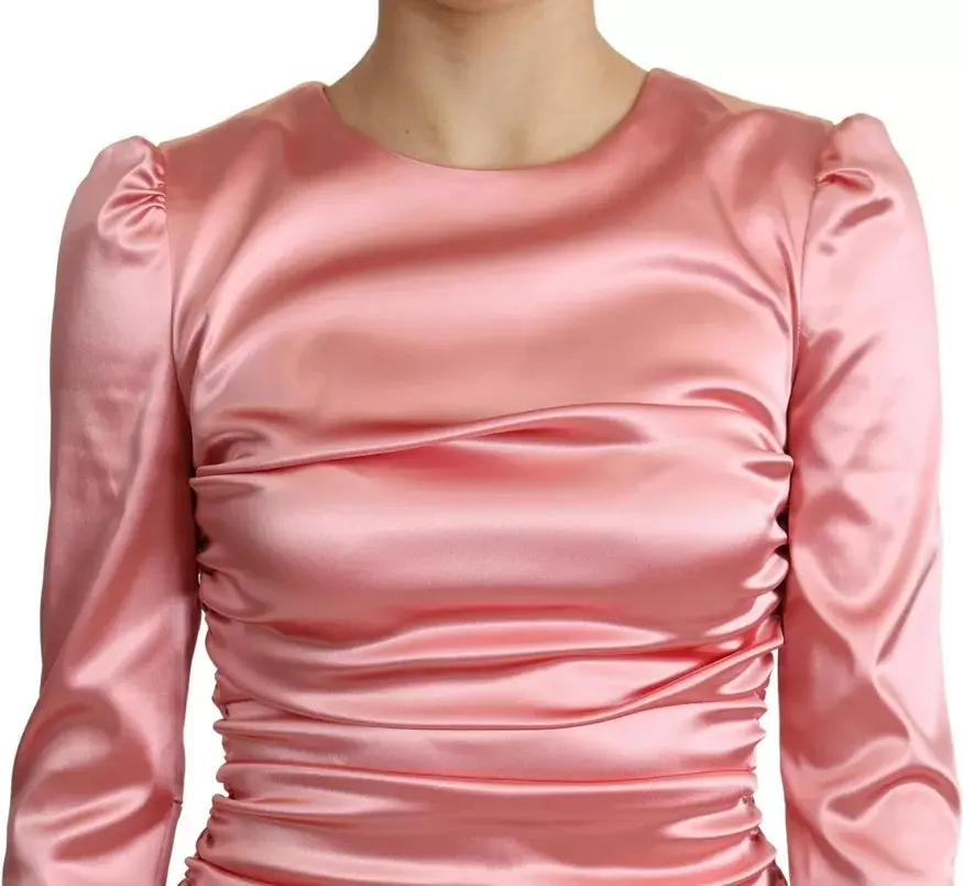 Uzun Yengli Bodycon Sheath Midi Kiyim Dolce & Gabbana