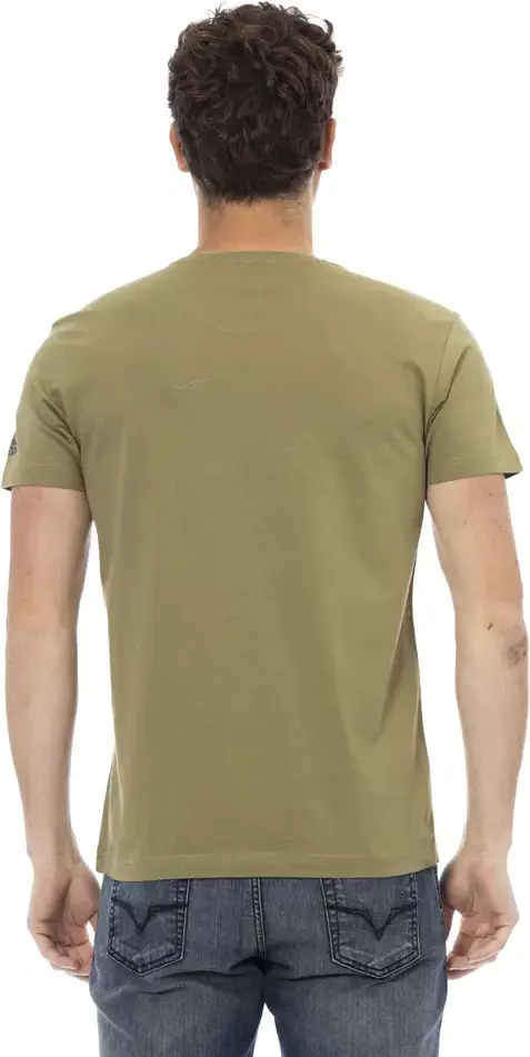 Trussardi Green Cotton T-Shirt