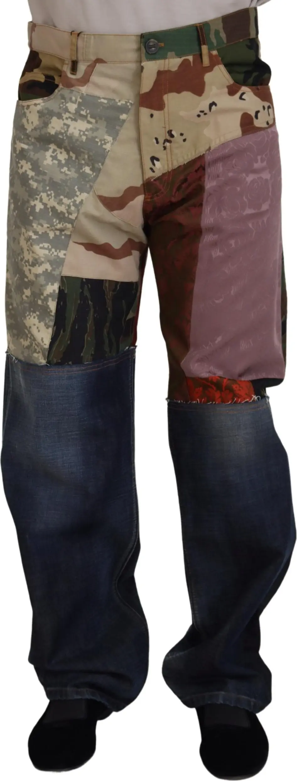 Jinsi Dolce & Gabbana Patchwork Denim