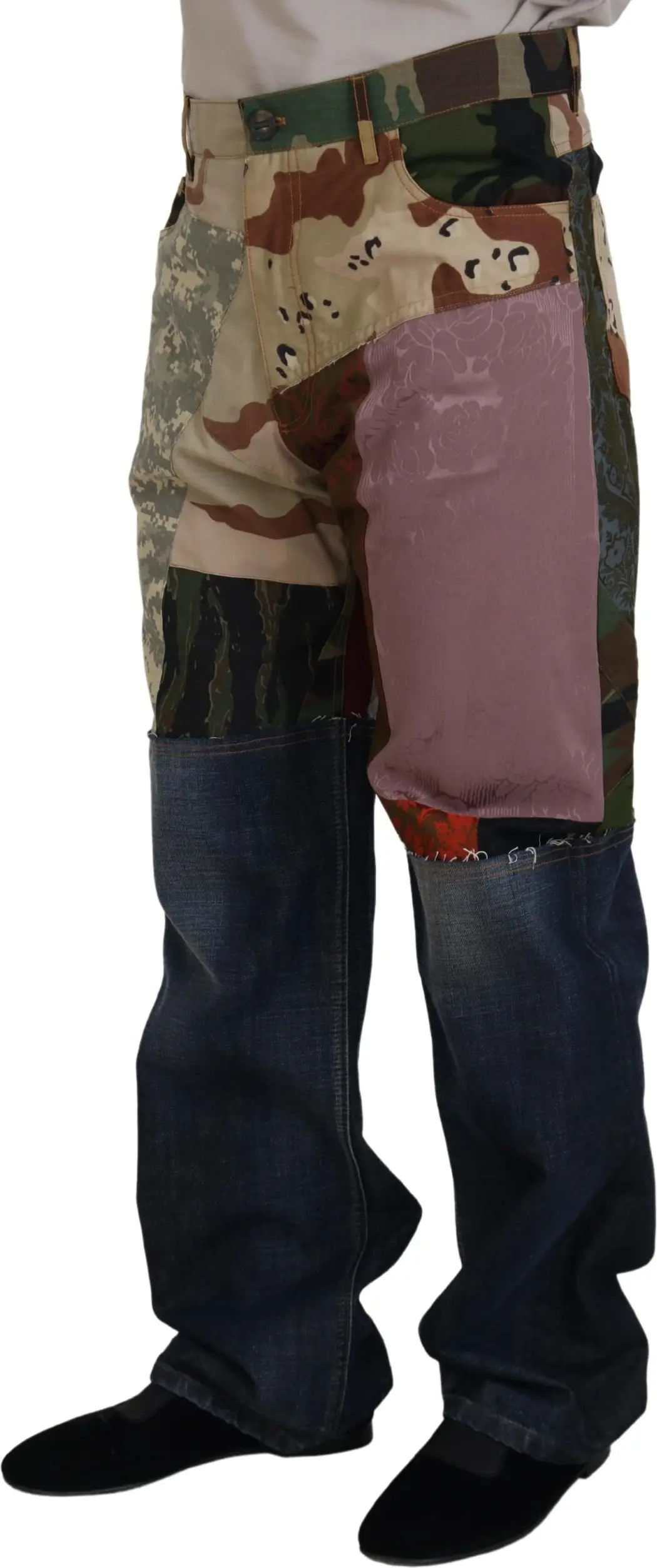 Jinsi Dolce & Gabbana Patchwork Denim