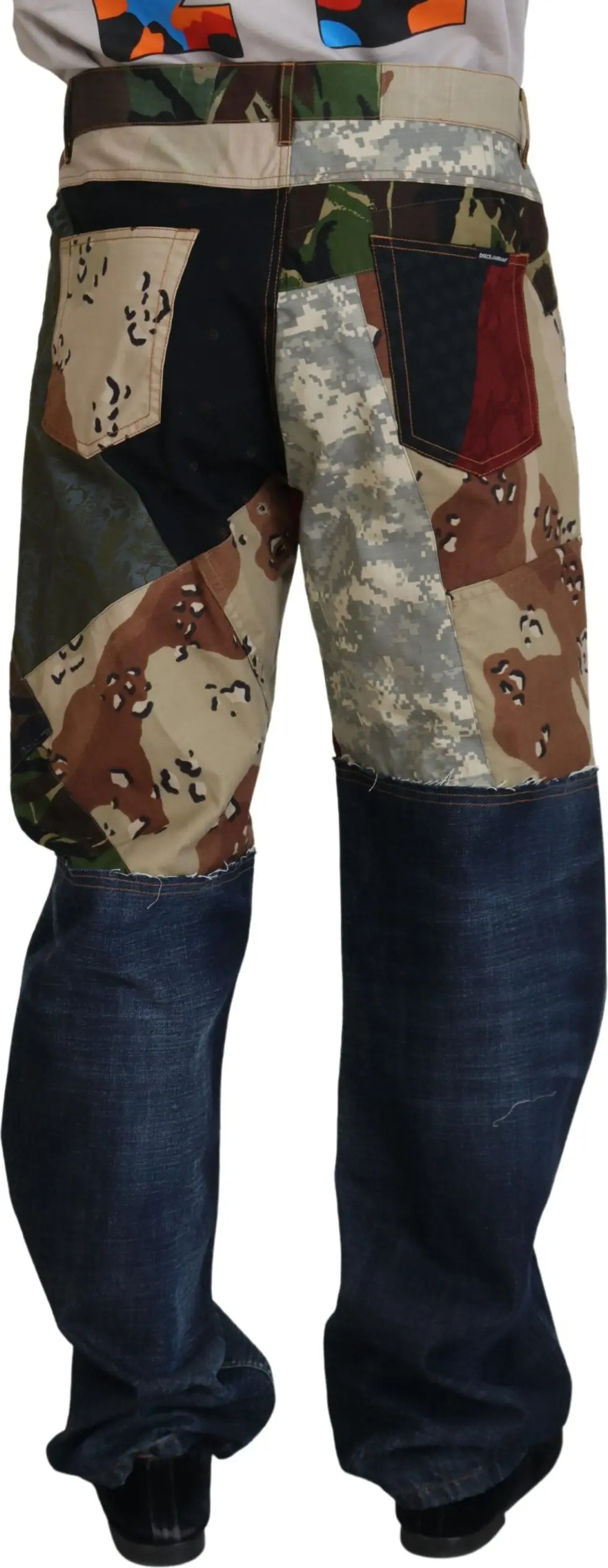 Jinsi Dolce & Gabbana Patchwork Denim