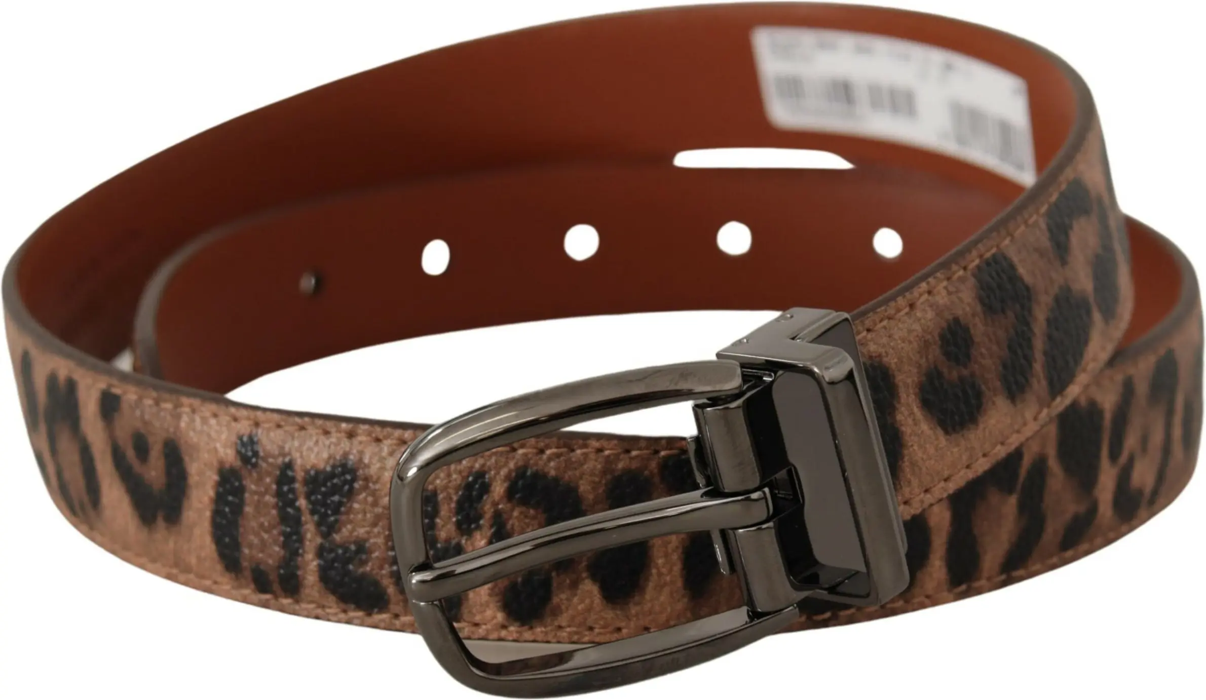 Belt Dolce & Gabbana Elegant Engraved Leather Belt