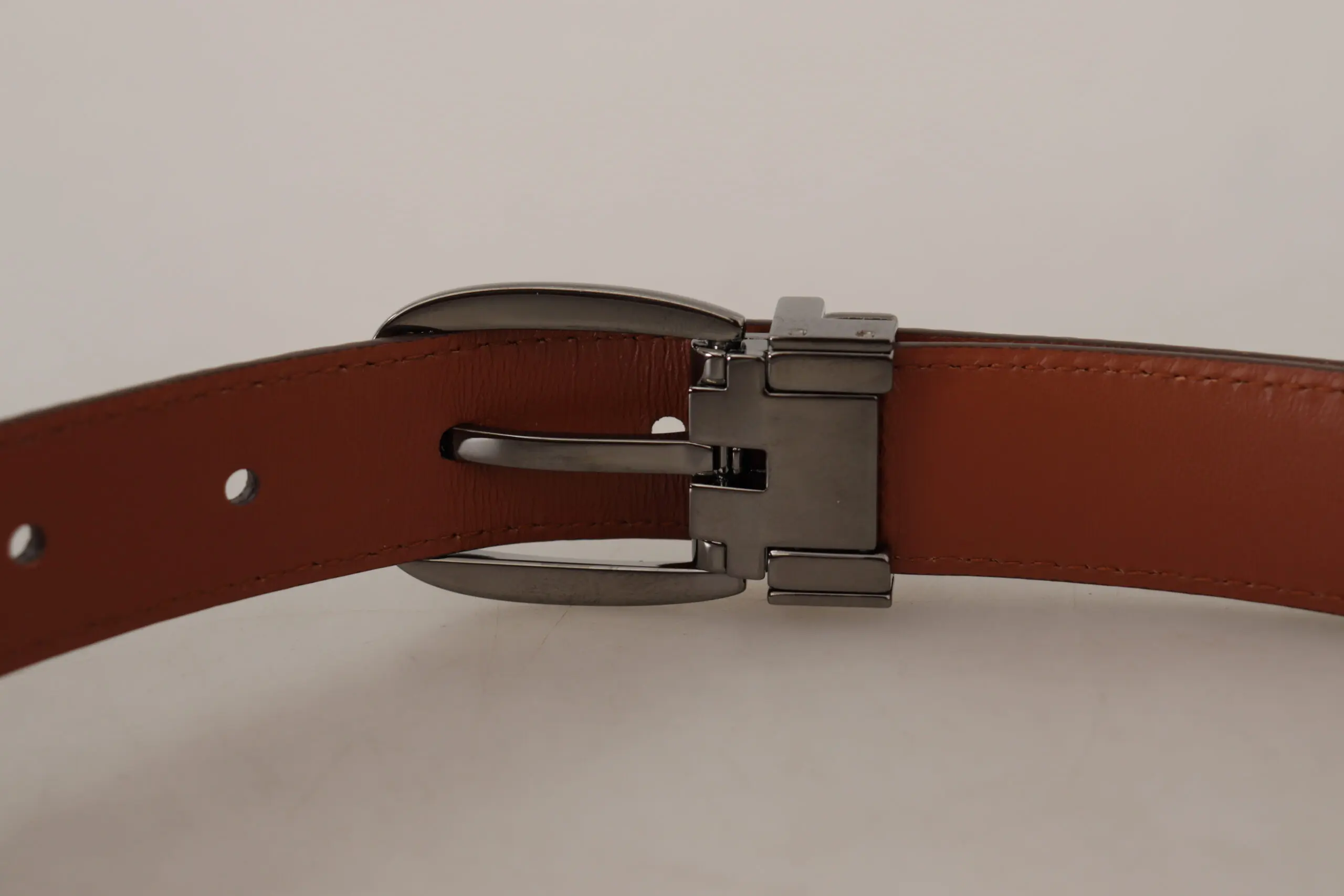Belt Dolce & Gabbana Elegant Engraved Leather Belt