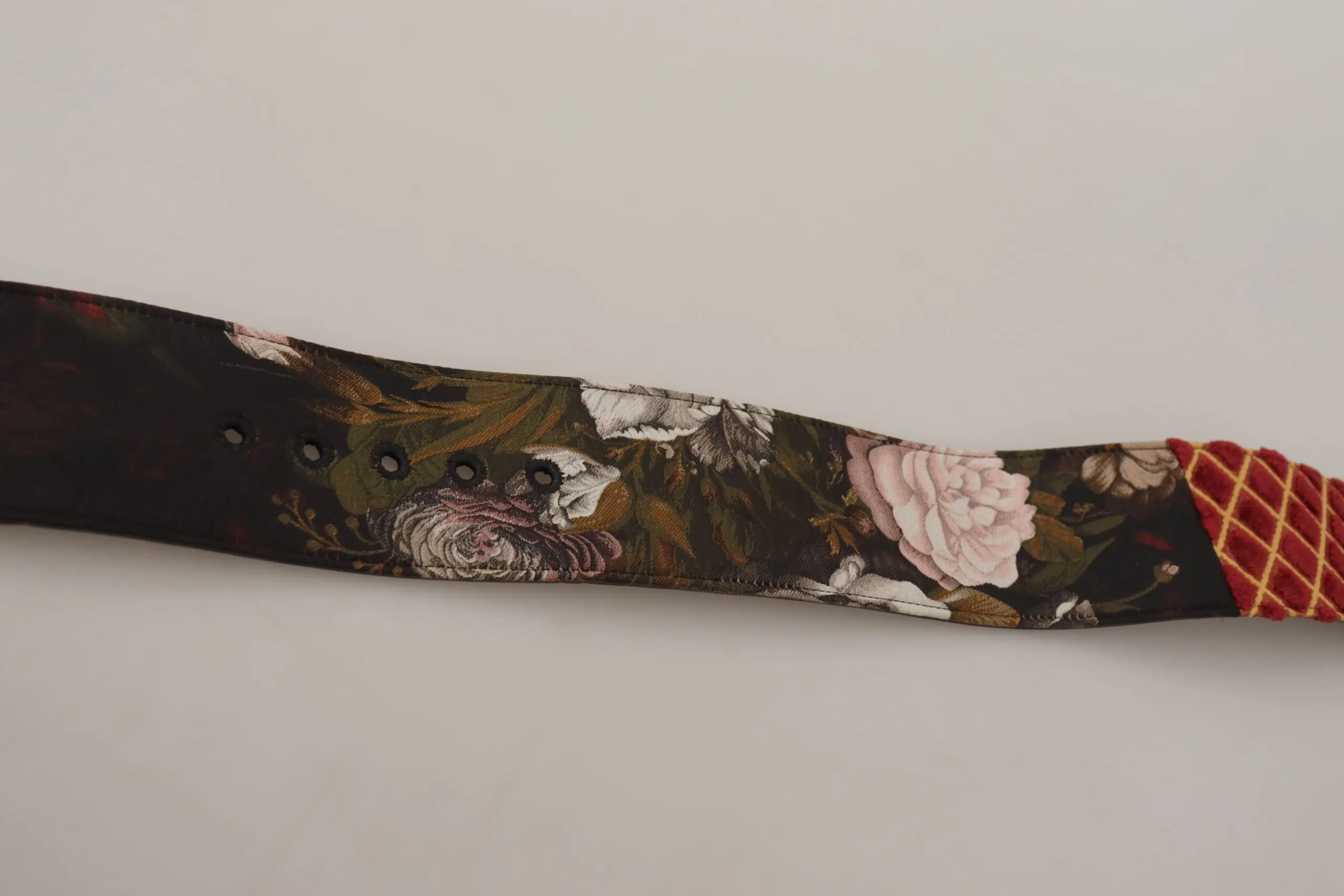 Belt Dolce & Gabbana Engraved Logo Multicolor Leather