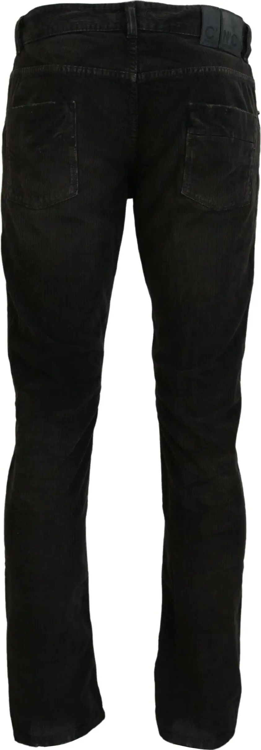 Jeans Costume National Gray Cotton Corduroy Men Casual