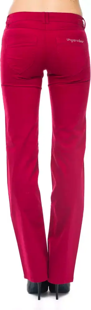 Qizlar uchun qizil paxta shim Ungaro Sport