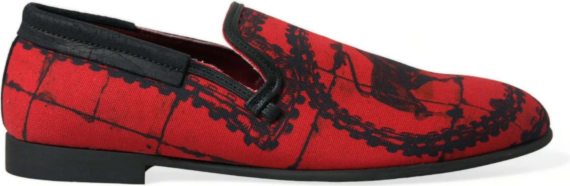 Лоферы Dolce & Gabbana Красные Черные Torero