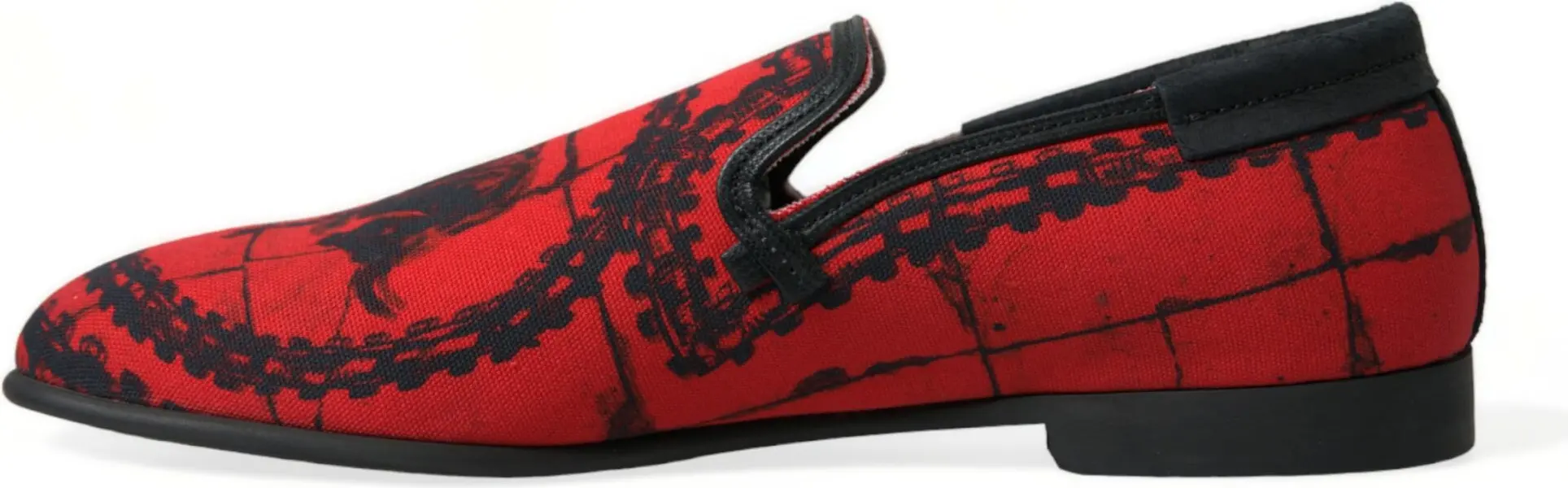 Лоферы Dolce & Gabbana Красные Черные Torero