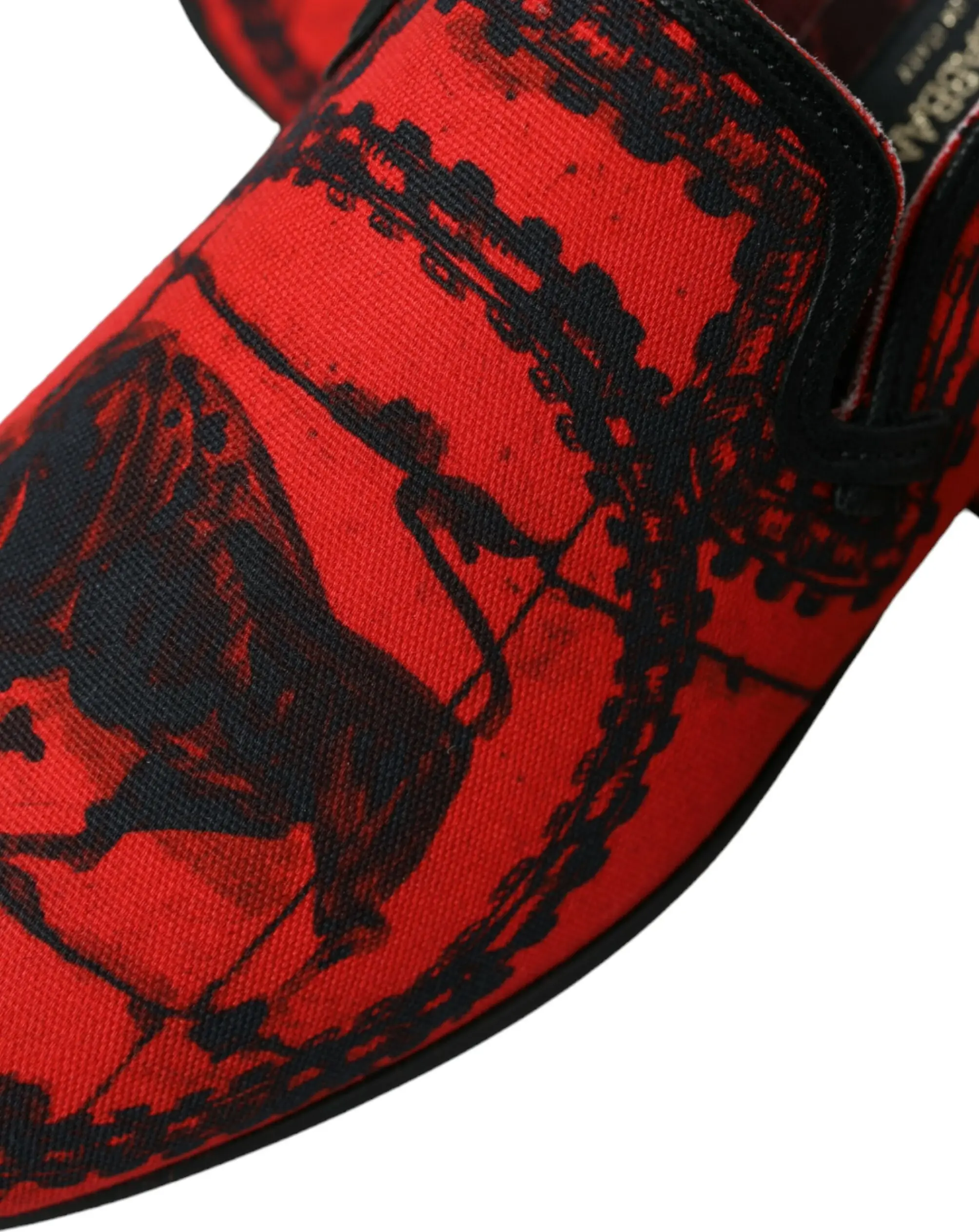 Лоферы Dolce & Gabbana Красные Черные Torero
