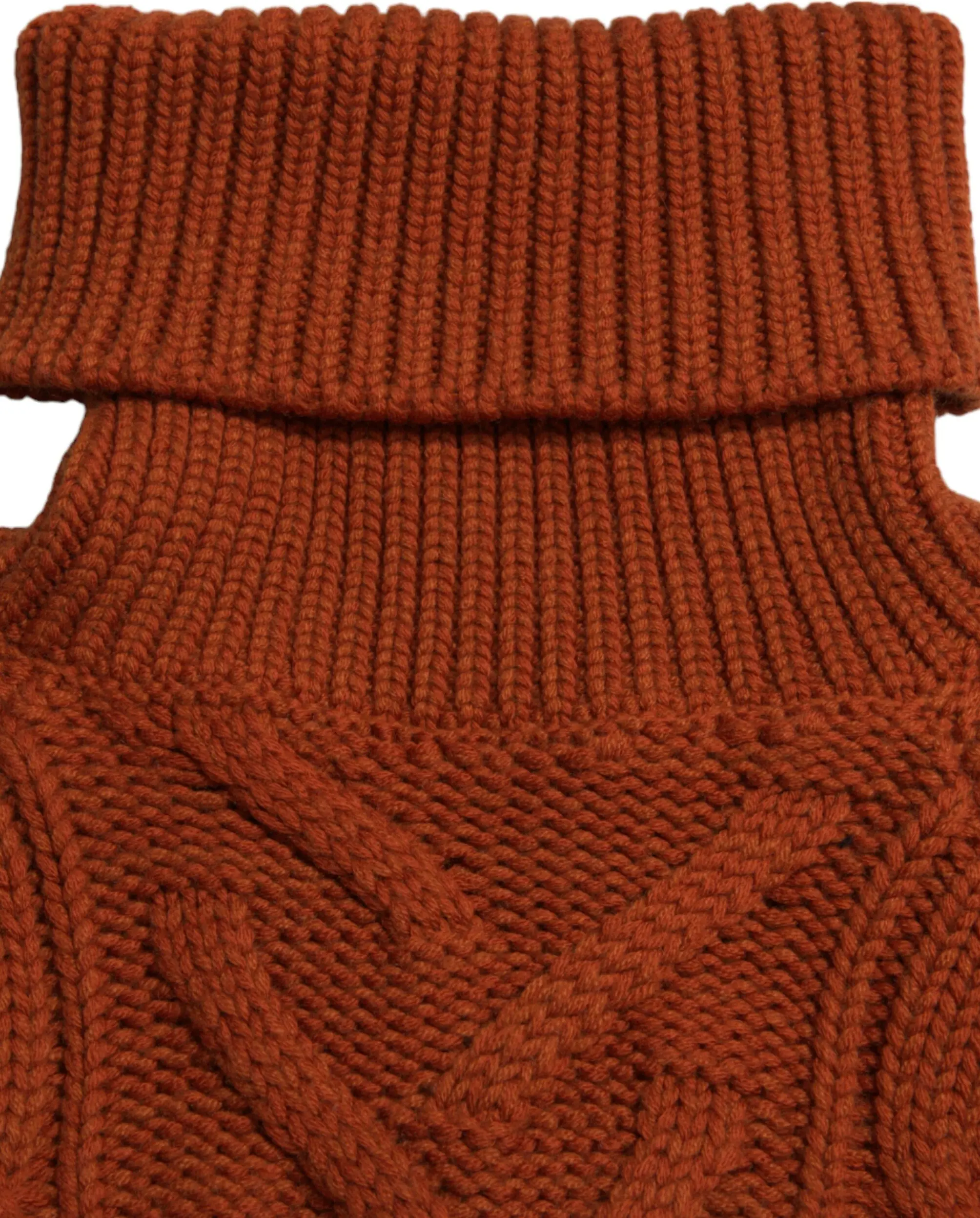 Javdarli ipdan to'qilgan turtleneck sviter Dolce & Gabbana