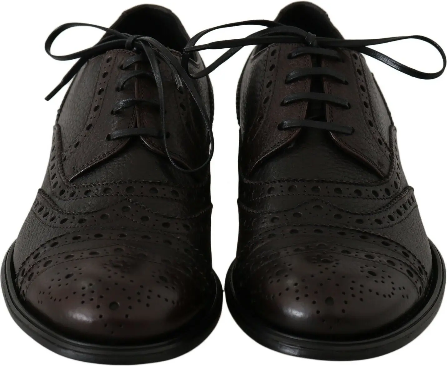 Dolce & Gabbana'dan jig'och rangli charmdan tayyorlangan Wingtip Derby rasmiy poyabzali