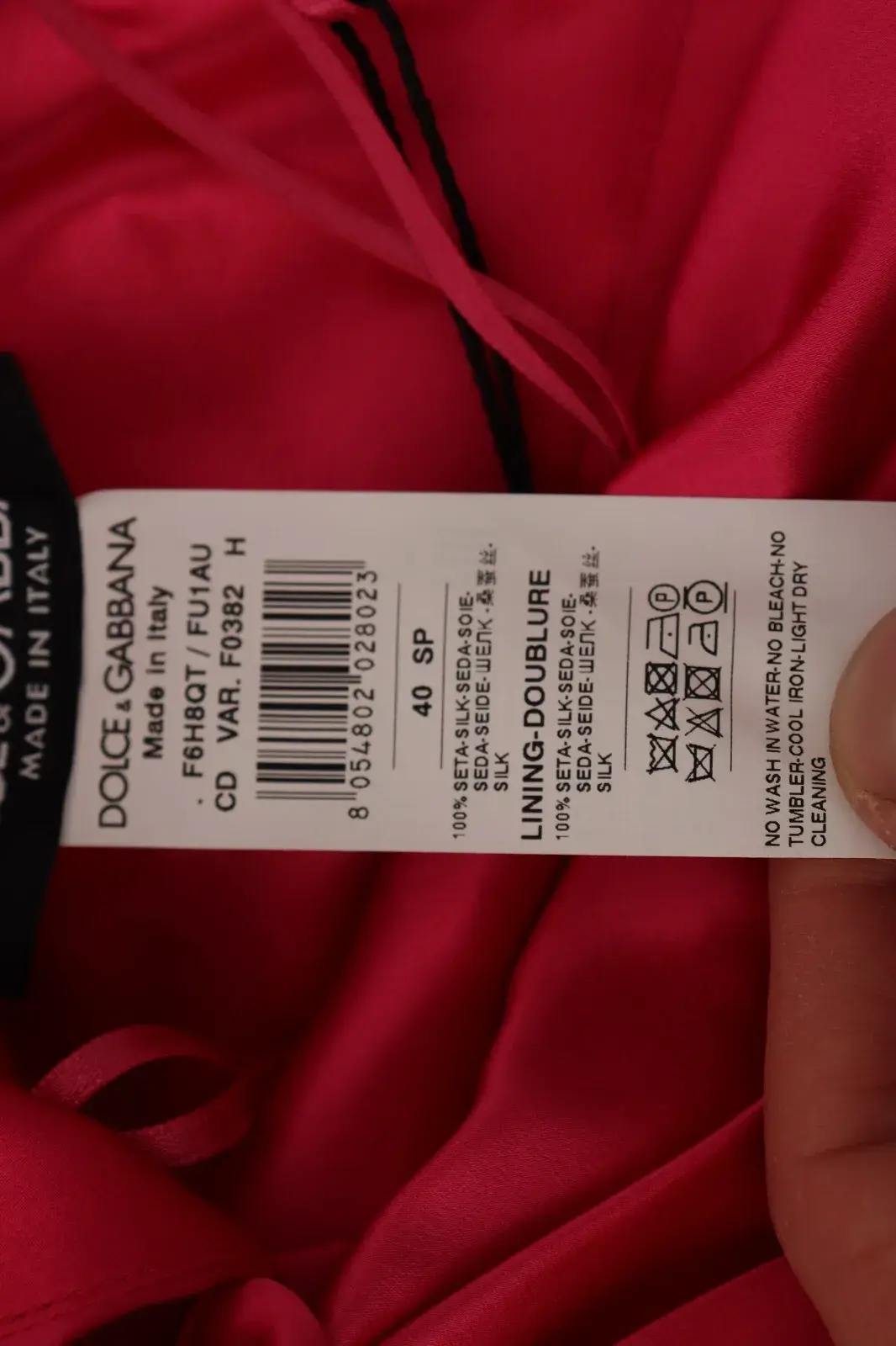 Dolce & Gabbana ipakli och pushti fasonli, yengsiz yelka o'rtacha uzunlikdagi ko'ylak