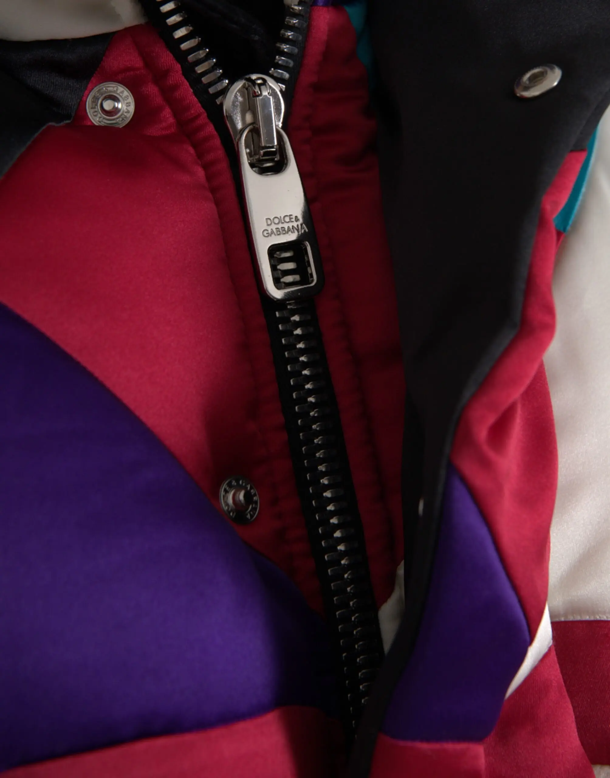 Ветровка Dolce & Gabbana Multicolor Logo Windbreaker Puffer Jacket