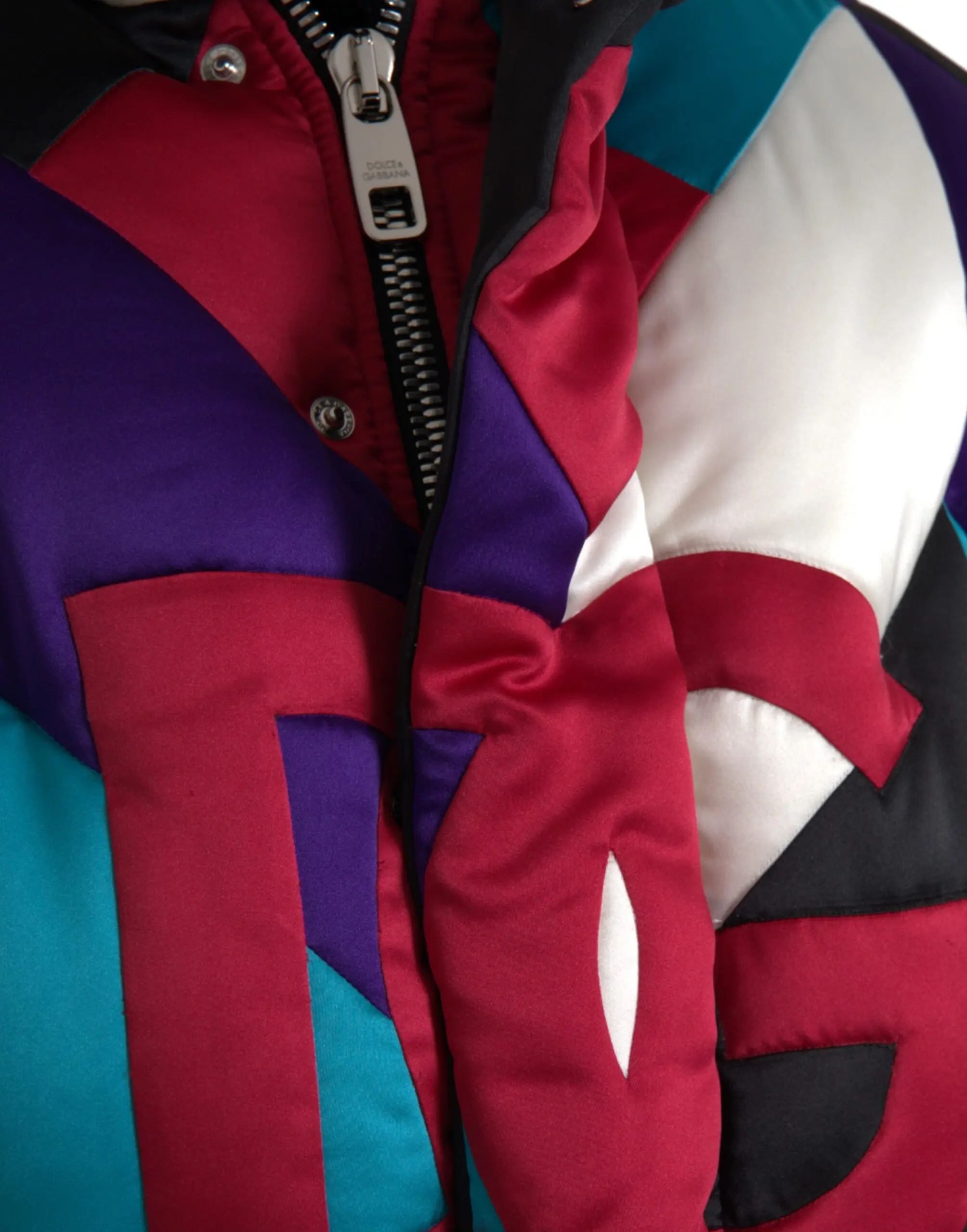 Ветровка Dolce & Gabbana Multicolor Logo Windbreaker Puffer Jacket