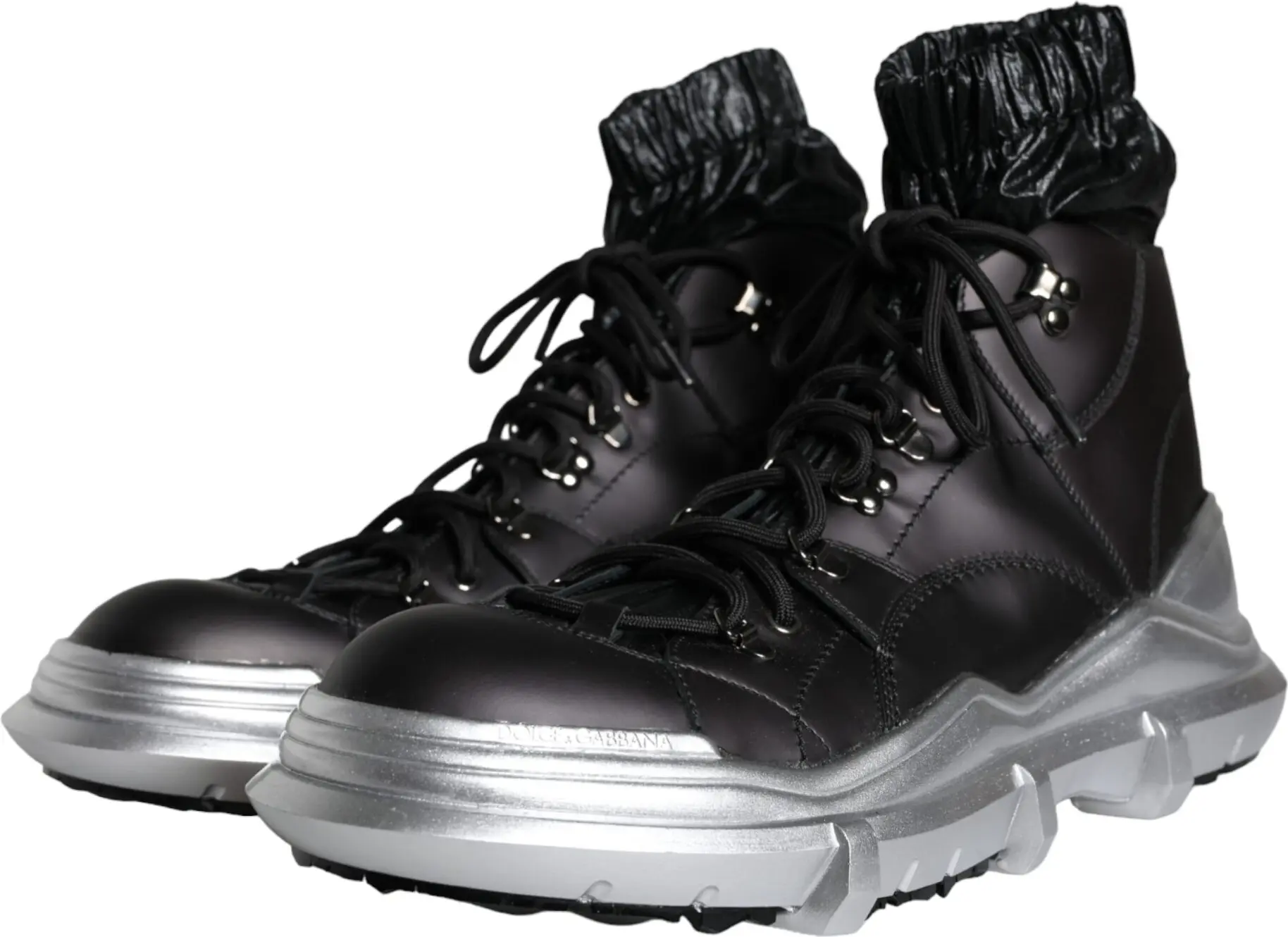 Черные кроссовки Galileo High Top из нейлона