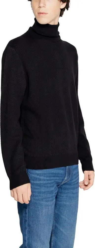 Armani Exchange qora turtlenecki junli