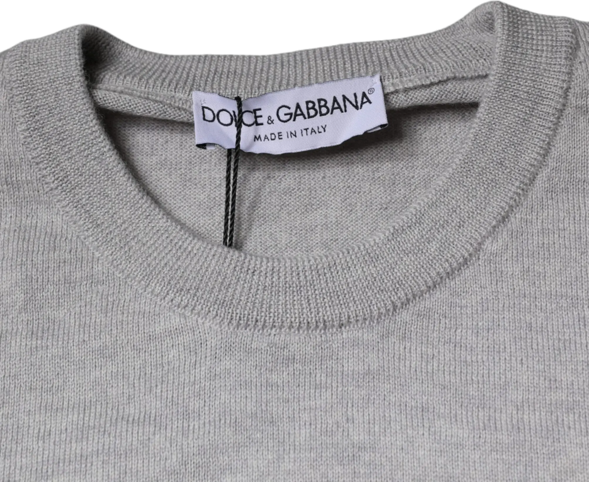 Wool Crew Neck Pullover Sweater Dolce & Gabbana