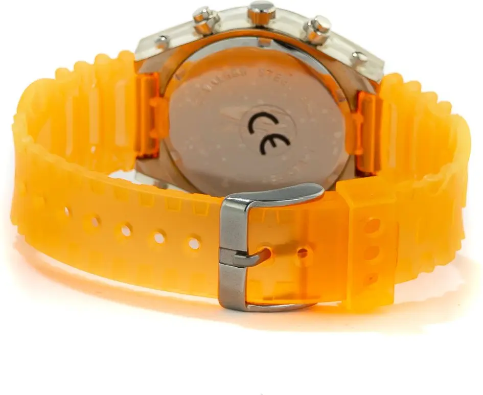 Watch Chronotech Orange Rubber Watch