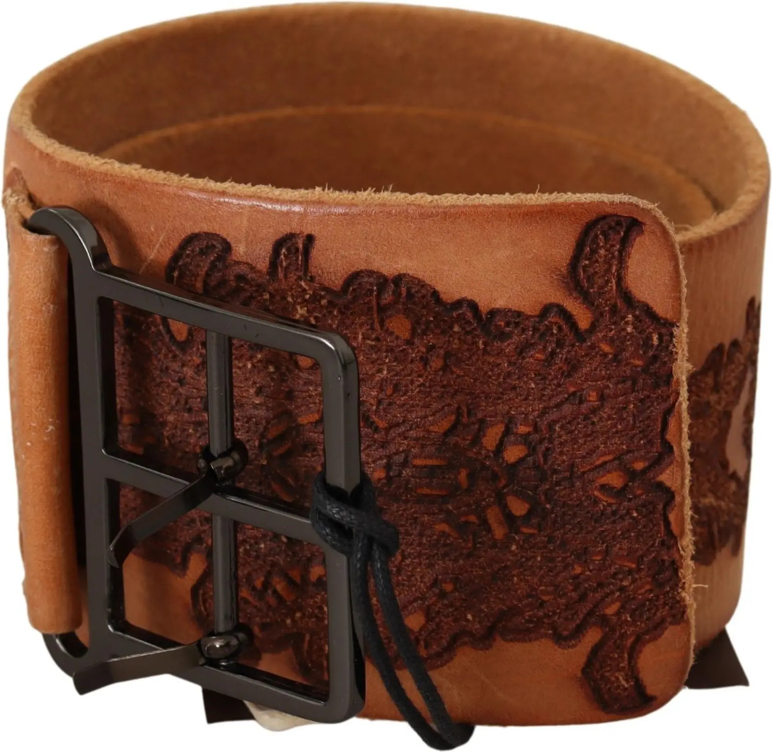 Belt Ermanno Scervino Classy Double Buckle Genuine Leather
