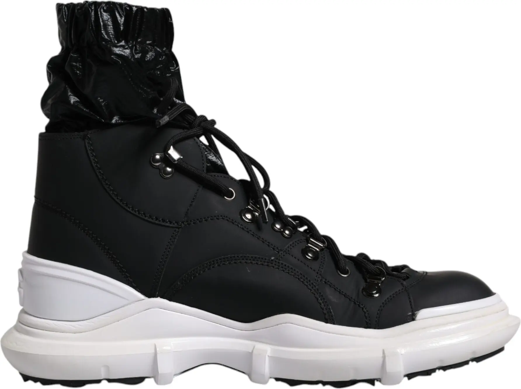 Black Nylon Galileo High Top Sneakers Shoes Dolce & Gabbana
