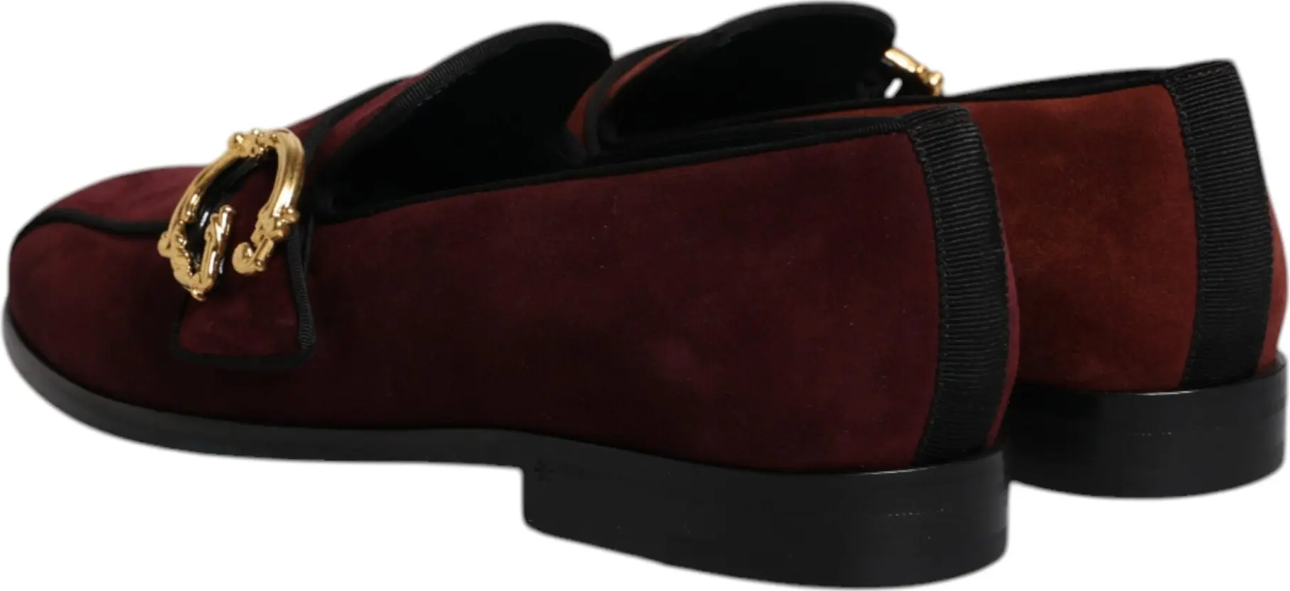 Bordeaux Suede Loafers Dolce & Gabbana