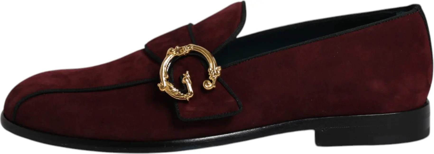 Bordeaux Suede Loafers Dolce & Gabbana