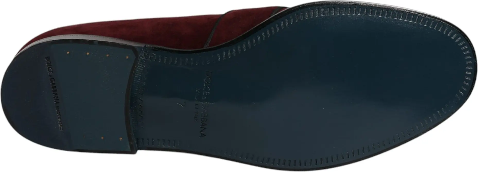 Bordeaux Suede Loafers Dolce & Gabbana