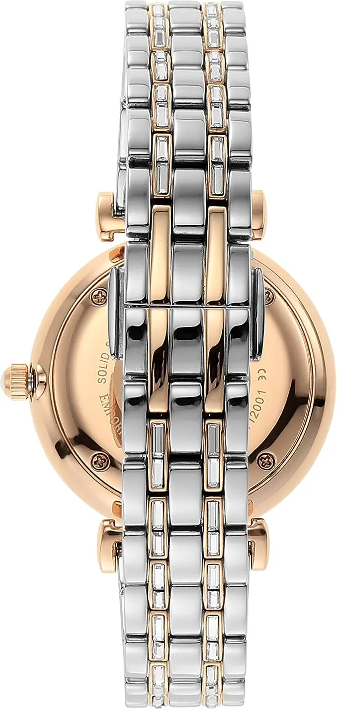 Soat Armani Emporio Elegant Ikki Tonli Kristalli Pave Soati