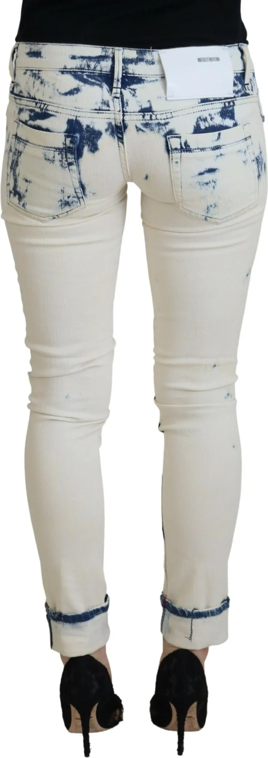 Skinny Women Tattered Denim Jeans Yacht