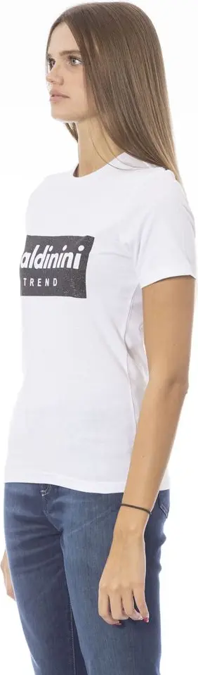 White Cotton Women T-Shirt Baldinini Trend