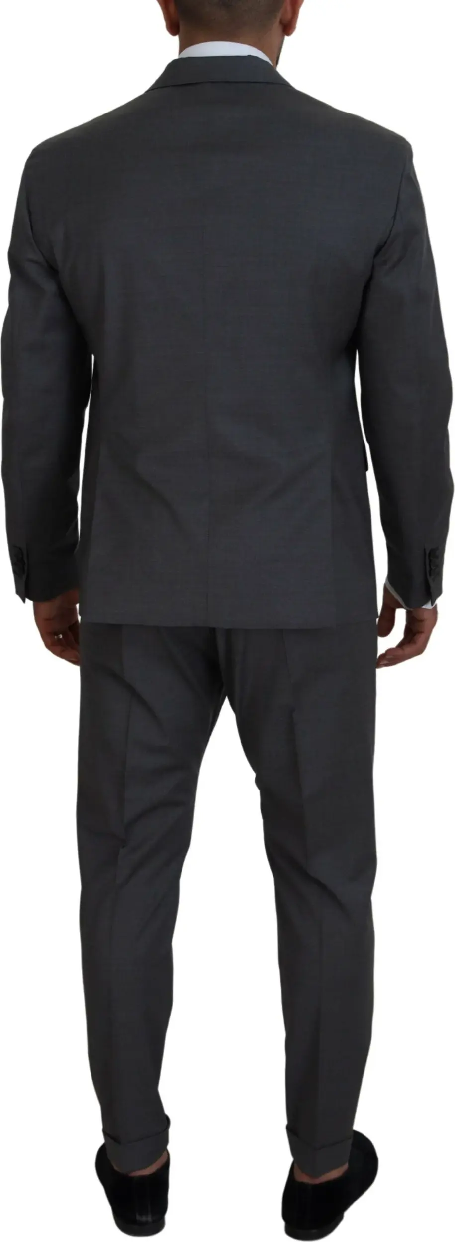 Rasmiy kostyum Dsquared2 Gray Wool One-button 2 qismli CIPRO Kostyumi