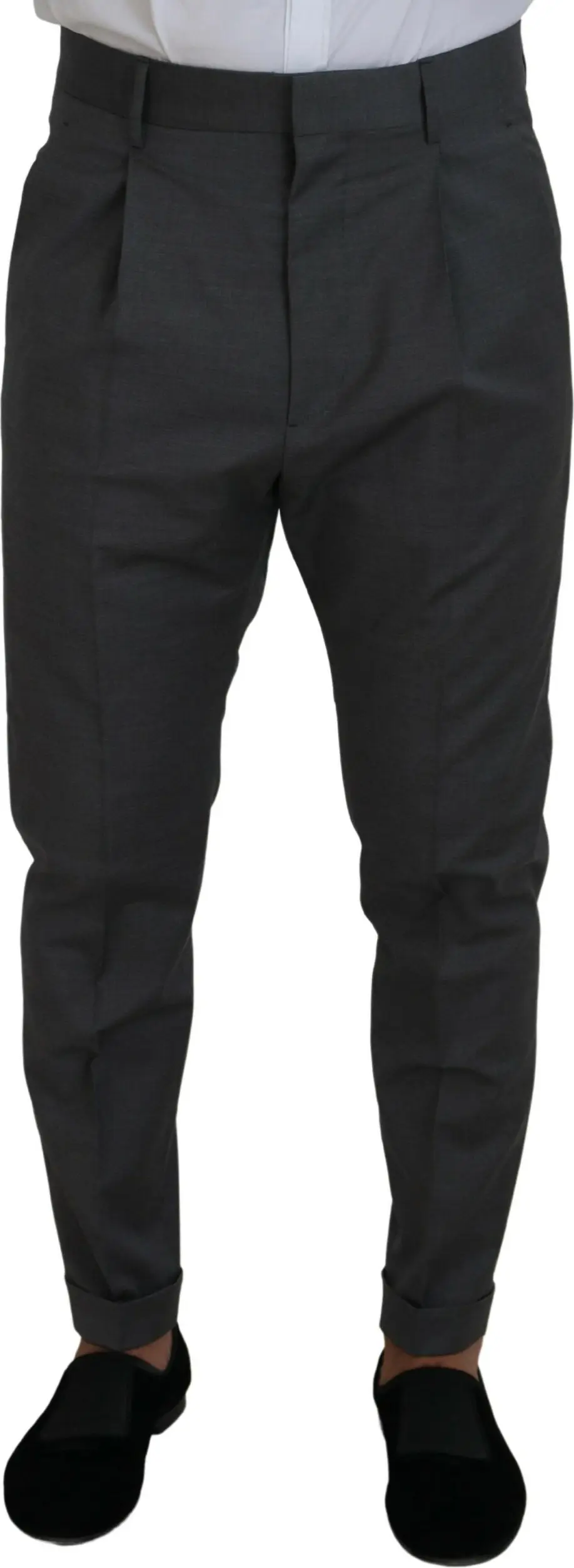 Rasmiy kostyum Dsquared2 Gray Wool One-button 2 qismli CIPRO Kostyumi