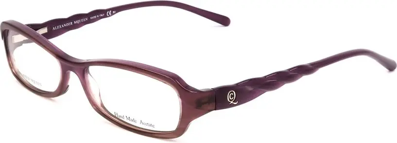 Purple Acetate Glasses Frames Alexander McQueen